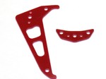 ALIGN T-REX 250 RED G-10 TAIL FIN SET