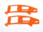 ALIGN T-REX 250 HIGH VISIBILITY ORANGE G-10 UPPER FRAME (2)