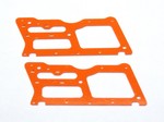 ALIGN T-REX 250 HIGH VISIBILITY ORANGE G-10 LOWER FRAME (2)