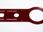 ALIGN T-REX 550 RED G-10 BOTTOM PLATE