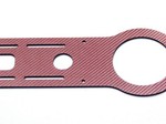 ALIGN T-REX 550 RED CARBON FIBER BOTTOM PLATE