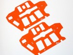 BLADE 550X 600X HIGH VISIBILITY ORANGE G-10 FRAME SET (2.0mm)