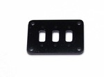 XTREME BLACK G-10 TRIPLE SWITCH MOUNT