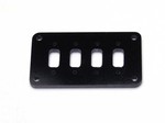 XTREME BLACK G-10 QUAD SWITCH MOUNT