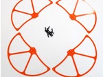 DJI PHANTOM HIGH VISIBILITY ORANGE G-10 PROPELLER GUARDS