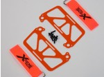 DJI PHANTOM VISIBILITY ORANGE G-10 DUAL BATTERY MOUNT