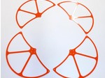 WALKERA QR X350 HIGH VISIBILITY ORANGE G-10 PROPELLER GUARDS