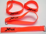 XTREME RACING ORANGE BATTERY STRAP KIT (4)