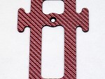 ALIGN T-REX 450 RED CARBON FIBER EXTENDED BATTERY TRAY