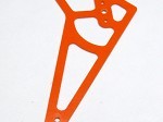 E-FLITE BLADE 400 HIGH VISIBILITY ORANGE G-10 CARBON FIBER ROTOR FIN