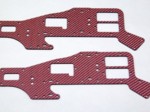 ALIGN T-REX 450 UPPER RED CARBON FIBER FRAME SET (2 PIECES)