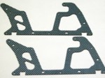 ALIGN T-REX 450 LOWER BLUE CARBON FIBER FRAME SET (2 PIECES)