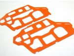 ALIGN T-REX 550 HIGH VISIBILITY ORANGE G-10 FRAME SET 2.0mm(2)