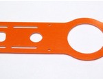 ALIGN T-REX 550 HIGH VISIBILITY ORANGE G-10 BOTTOM PLATE (11763O)