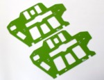 BLADE 550X 600X GREEN G-10 FRAME SET (2.0mm)