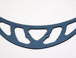 ALIGN T-REX 600 BLUE CARBON FIBER TAIL BOOM FIN
