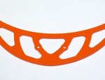 ALIGN T-REX 600 HIGH VISIBILITY ORANGE G-10 TAIL BOOM FIN