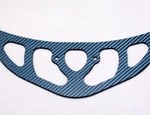 ALIGN T-REX 700 BLUE CARBON FIBER TAIL BOOM FIN