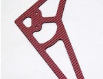 ALIGN T-REX 450 RED CARBON FIBER TAIL TAIL ROTOR FIN (11701R)