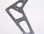 E-FLITE BLADE SR SILVER CARBON FIBER ROTOR FIN