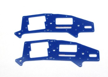 ALIGN T-REX 250 BLUE G-10 LOWER FRAME (2) (11753GB)