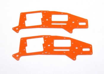 ALIGN T-REX 250 HIGH VISIBILITY ORANGE G-10 UPPER FRAME (2) (11752O)