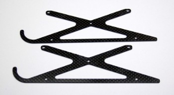 ALIGN T-REX 450 REPLACEMENT CARBON FIBER LANDING GEAR SIDES (11771)