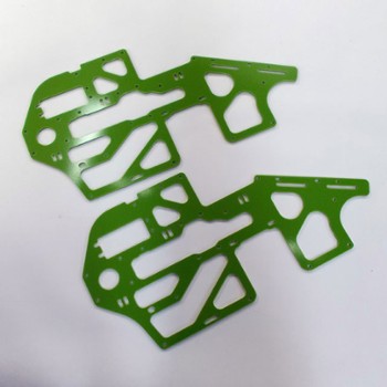 BLADE 500 GREEN G-10 FRAME SET (1.6mm) (13030GG)