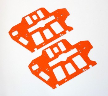 BLADE 550X 600X HIGH VISIBILITY ORANGE G-10 FRAME SET (2.0mm) (13035O)