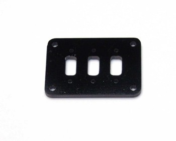 XTREME BLACK G-10 TRIPLE SWITCH MOUNT (13107)