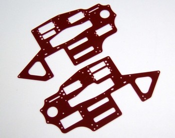 COMPASS ATOM 500 RED G-10 FRAME SET (13200GR)