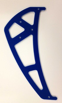 COMPASS ATOM 500 BLUE G-10 ROTOR FIN (13203GBL)