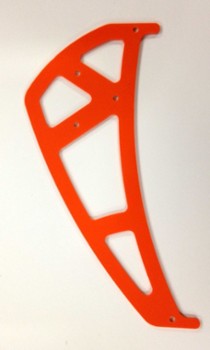 COMPASS ATOM 500 HIGH VISIBLITY ORANGEG-10 ROTOR FIN (13202O)