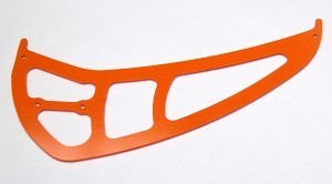 ALIGN T-REX 700 HIGH VISIBILITY ORANGE G-10 TAIL ROTOR FIN (11731O)