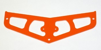 ALIGN T-REX 450 HIGH VISIBILITY ORANGE G-10 TAIL BOOM FIN (11700O)