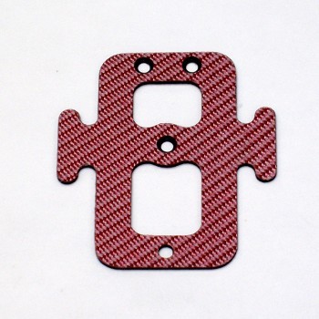 ALIGN T-REX 450 RED CARBON FIBER STANDARD BATTERY TRAY (11702R)