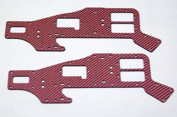 ALIGN T-REX 450 UPPER RED CARBON FIBER FRAME SET (2 PIECES) (11704R)