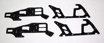 ALIGN T-REX 450 CARBON FIBER FRAME SET (4 PIECES) (11706)