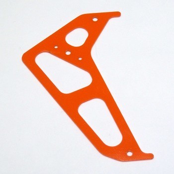 E-FLITE BLADE SR HIGH VISIBILITY ORANGE G-10 CARBON FIBER ROTOR FIN (13011O)