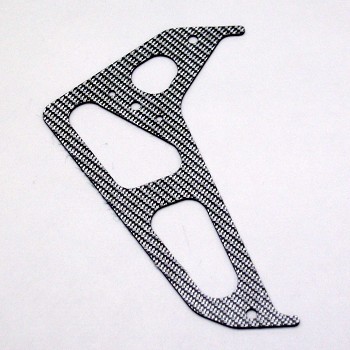 E-FLITE BLADE SR SILVER CARBON FIBER ROTOR FIN (13011S)